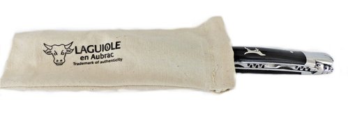 LAGUIOLE en Aubrac Original Taschenmesser Griffschalen Ebenholz