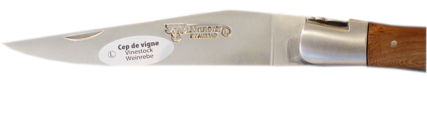 LAGUIOLE en Aubrac Original Taschenmesser Griffschalen aus Werinrebenholz 