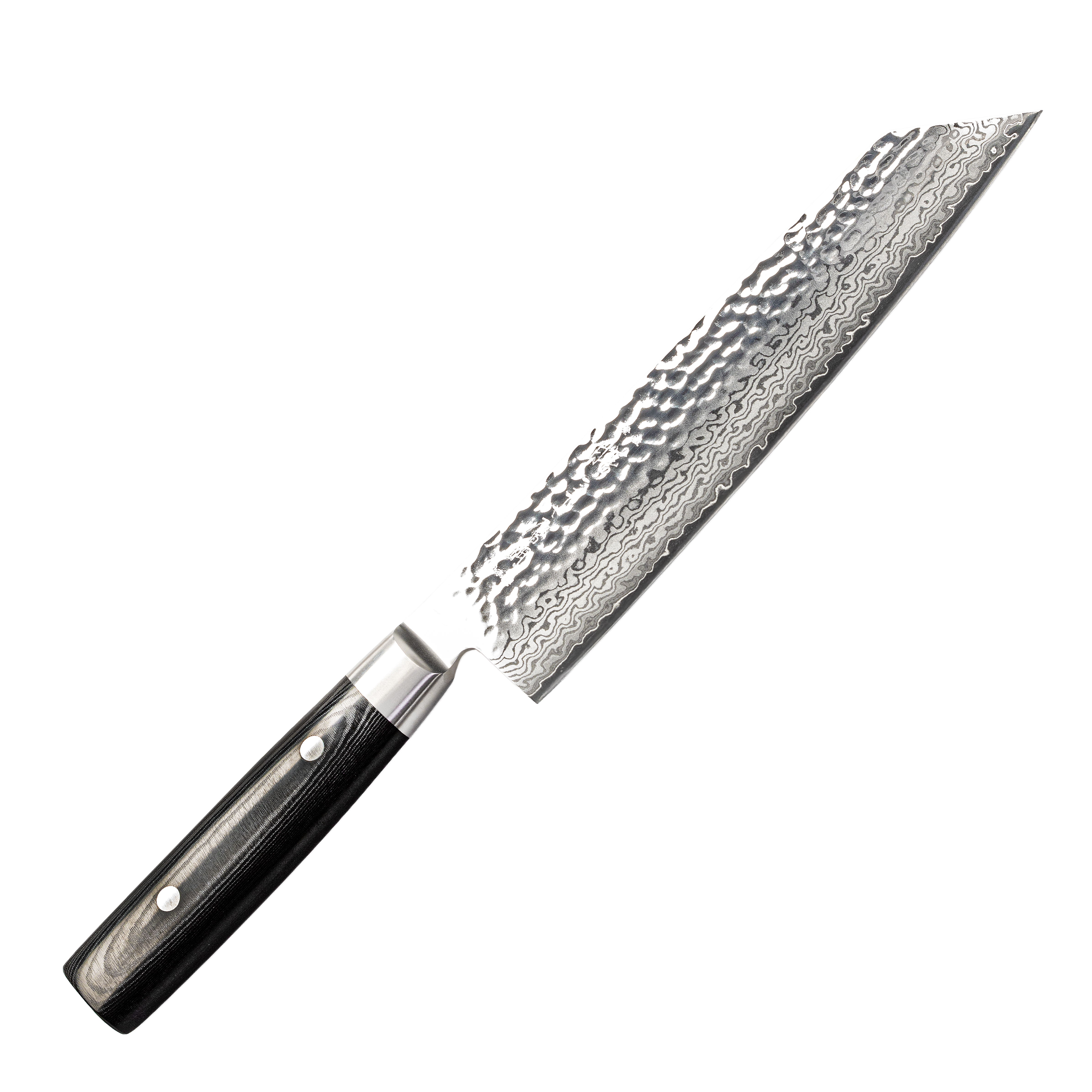 Yaxell Zen Kiritsuke Messer 20 cm HP-Y-35534 mit Hammerschlag Profi Kochmesser