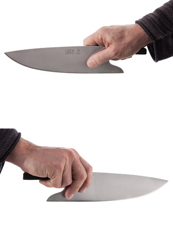 Güde The Knife Griff Grenadill oder Olive Serie Profi Kochmesser