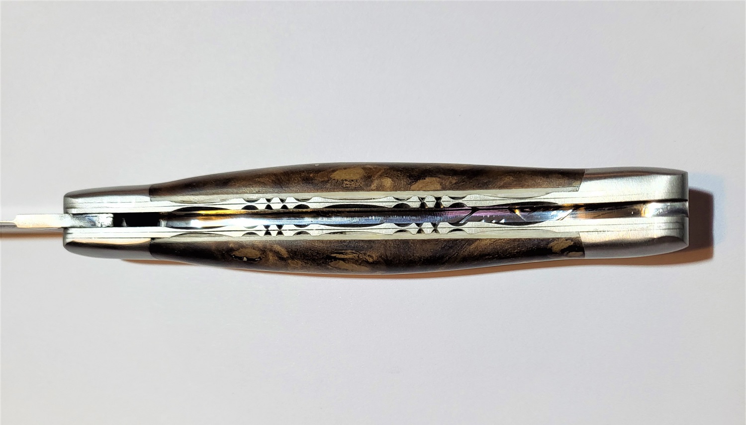 LAGUIOLE en Aubrac Original Taschenmesser Griffschalen aus Lorbeerholz 