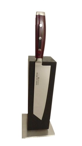 Messerblock Magnetisch Drehbar für 4 Messer mit Edelstahlfuß