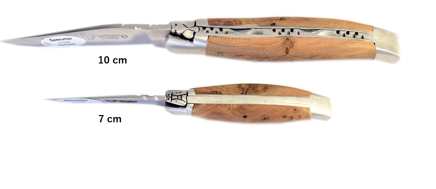 Laguiole en Aubrac Original Taschenmesser Griffschalen aus Wacholder