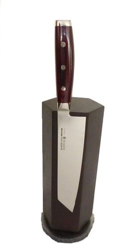 Messerblock Magnetisch Drehbar für 6 Messer mit Edelstahlfuß
